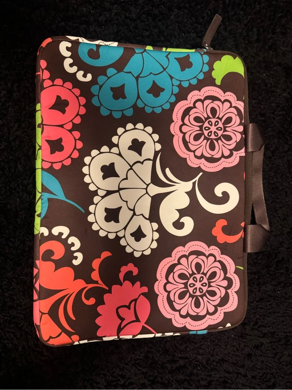 Vera Bradley Multicolor Floral 15in laptop Sleeve